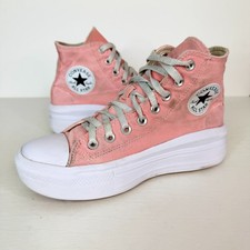 Converse Chuck Taylor All Star Platform High Top Sneakers A03544C Pink Womens 8