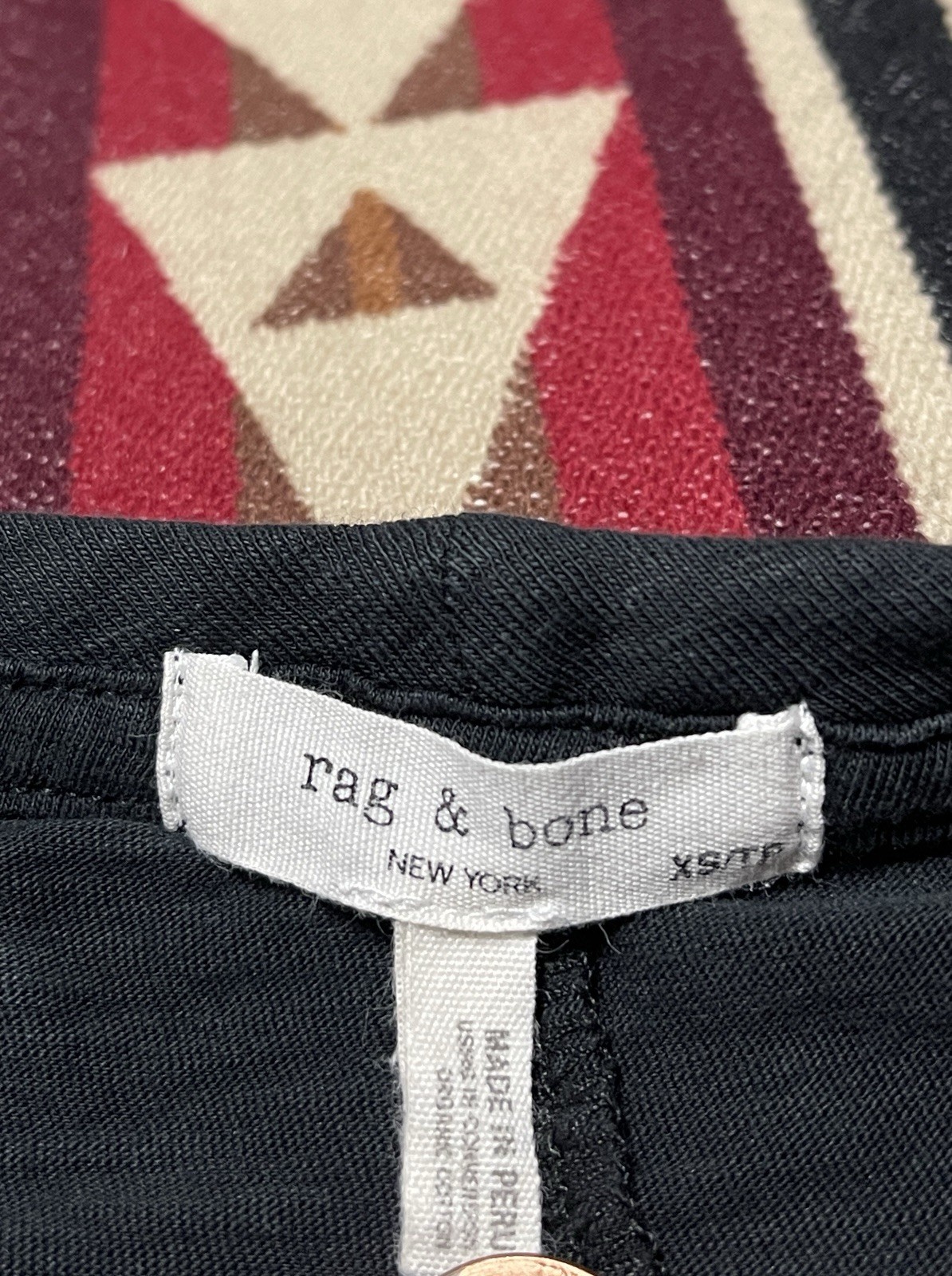 Rag & Bone Scribble Rose Script Long Sleeve Tee W… - image 2