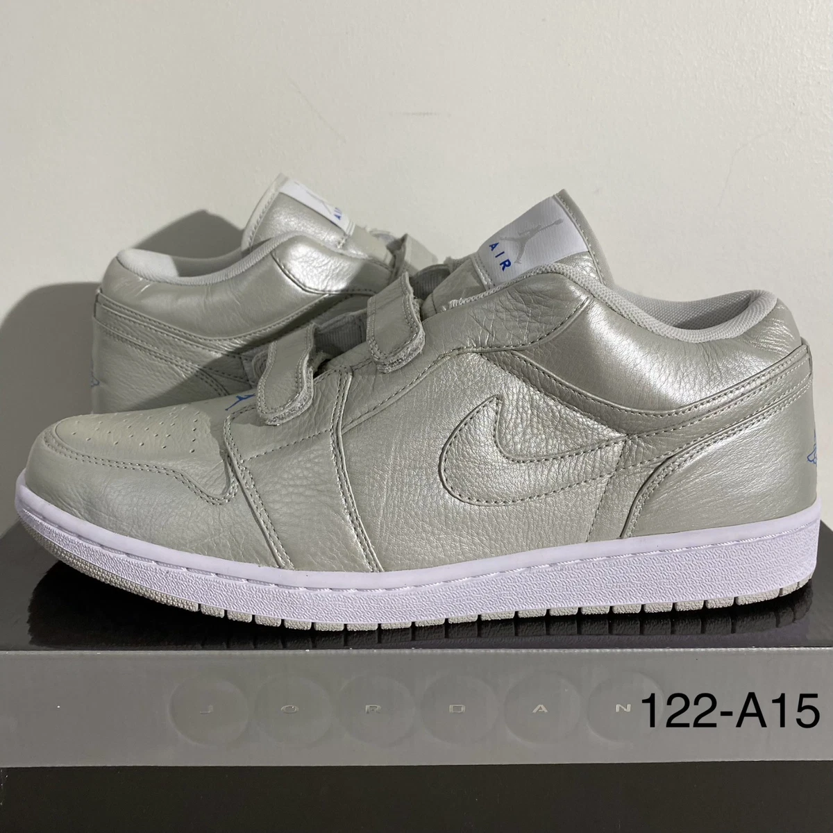 Jordan 1 Velcro Premier Low Sapphire for Sale | Authenticity  display picture 1