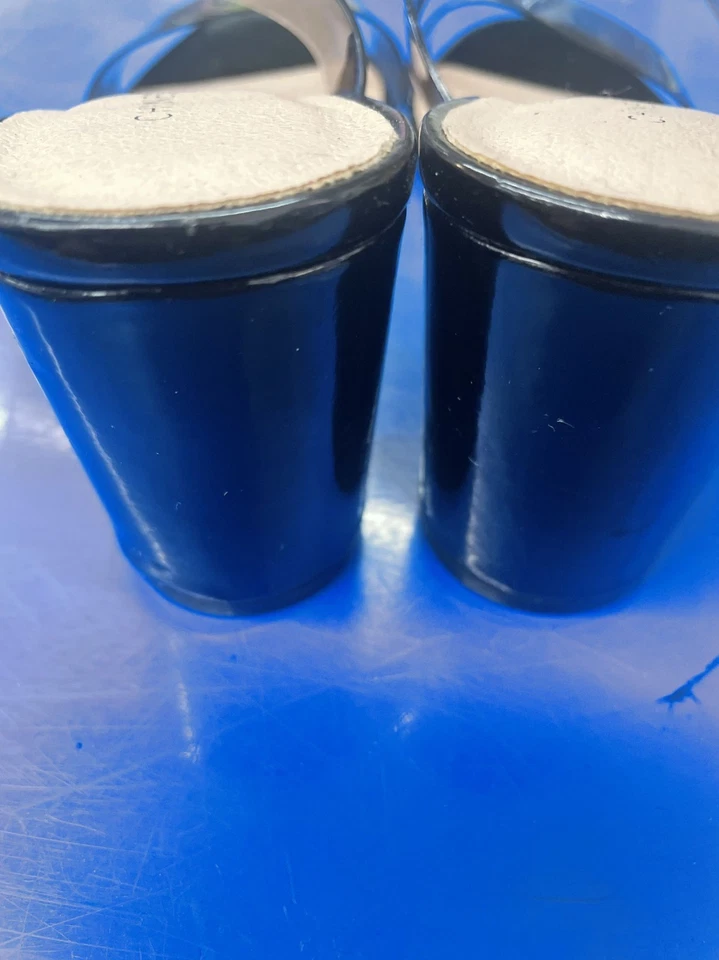 Sandalias chinas de lavandería negras con punta abierta talla 6 Foto 4 de 4