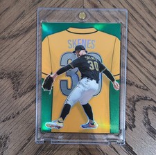 Panini 2025 Crusade Numbers Paul Skenes #3 Green /249 Baseball Card