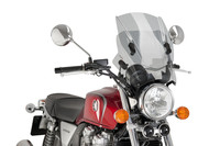 Puig Auf & Ab Verstellbar Windschild Hell RauchgetöNt Honda CB 650 F 2017 - 2021