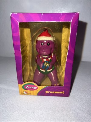 Vintage Kurt S. Adler Barney the Dinosaur Ornament New In Box Toys R Us
