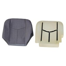 Front Driver Side Bottom Replacement Seat Cover Cloth Dark Gray and Bottom