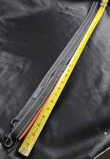 Dog Leash Nylon Black w/Orange Handle 5' Length New Open Box