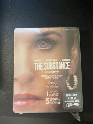 The Substance Steelbook (4K UHD + Blu-ray, 2024, Import) Torn Wrap