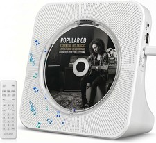 Portable CD Player Home,Desktop Bluetooth CD Player W/ Speakers,Remote,FM