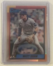 2025 Topps Chrome Update Matt Shaw Cubs RC 35th Anniv 1990 Topps Insert #90CU-20