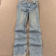 Vintage 80s Levi's 517 Denim Jeans Bootcut Flares Mid Wash Blue Sz 31 x 33