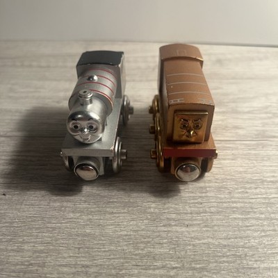 Thomas & Friends Wooden Railway Limited 60 Year SILVER PERCY and BRONZE DIESEL