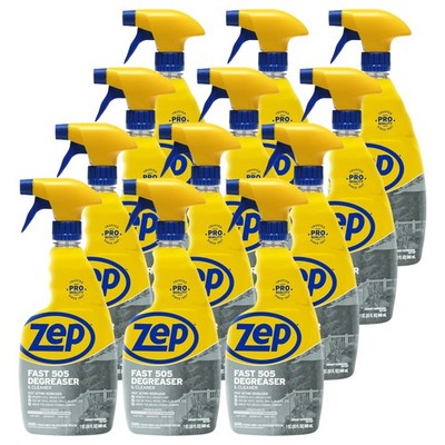 Zep Fast 505 Cleaner and Degreaser - 32 oz (Case of 12) - ZU50521 - Great for