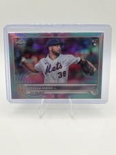 2022 Topps Chrome - Tylor Megill #212 Aqua & Pink Sonic Pulse /199 (RC)