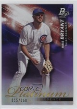 2018 Bowman Platinum Presence Purple 55/250 Kris Bryant #PP-10 18yu