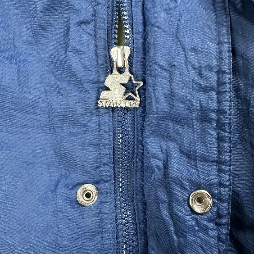 Vintage Notre Dame Jacket Mens XL Starter Hooded Fighting Irish NCAA 90s - Image 4 of 4