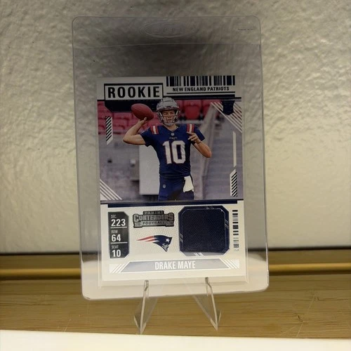 2024 Panini Contenders - Rookie Ticket Swatches Variation Drake Maye #RTS-DME