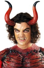 Evil Demon Devil Horns And Teeth Costume Accessory 60406