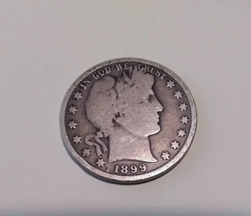 1899 Barber / Liberty Head Half Dollar.. No Mint Mark..
