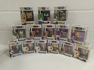 14 Funko Pops Boxed Figures Marvel Super Heroes Stranger Things