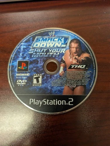 Wwe Smackdown Shut Your Mouth (PlayStation 2 PS2) NO TRACKING DISC ONLY 4585
