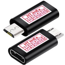 Adapter Konverter Micro USB auf USB-C Buchse für Motorola Xoom 2 WiFi, 32 GB Wi