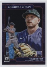2021 Panini Donruss Optic Diamond Kings Black Stars Prizm /149 Trevor Story 0ut