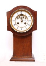 ANTIQUE S.MARTI STRIKING MANTEL CLOCK, VISIBLE BROCOT ESCAPEMENT, WORKING, 14