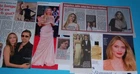 Angelina Jolie 50 pc German Clippings Full Pages Brad Pitt #1-26