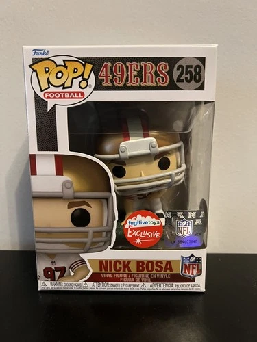 Funko Pop! NFL San Francisco 49ers - Nick Bosa #258 HypeCon w/ Protector!!