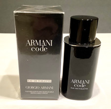 NIB 2.5oz ARMANI CODE Men Toilette New Unused France