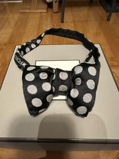 Tom Ford Bow Tie Black White Polka Dot Pattern Men's Accessory w/Box