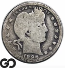 1896-O Barber Quarter, New Orleans Issue