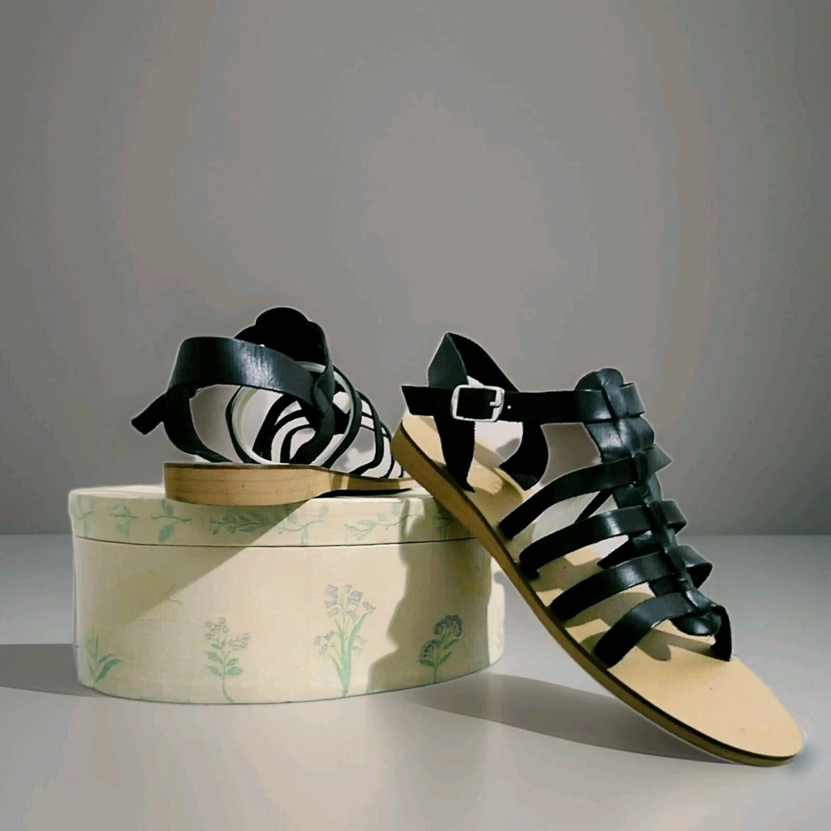 Chaussure été Cuir Marron Talon Compensé Ana Mariana Pointure 41 - Occasion