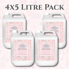 Earth's Scents Fabric Conditioner & Softener - English Rose & Peony - 4 x 5L