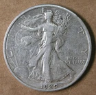 50C 1929-S Liberty Walking Half Dollar VF * AvenueCoin