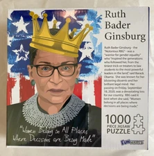 Ruth Bader Ginsburg ~ 1000 Piece Jigsaw Puzzle ~ FunWares ~ New / Sealed
