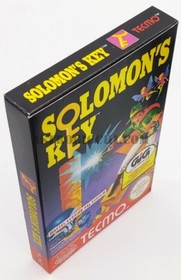 NES NINTENDO GIG SOLOMON KEY GAME VINTAGE 1991 NEW IN BEAUTIFUL BOX MATTEL ITA