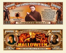OUR MICHAEL MYERS HALLOWEEN NOVELTY NOTE (2 EA)