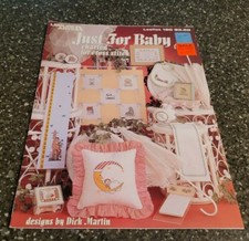 Just for Baby Leisure Arts Charted Counted Cross Stitch Leaflet 190