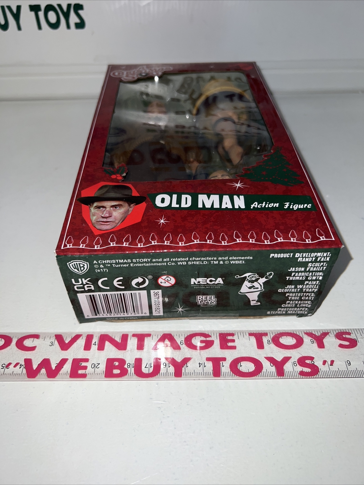 A Christmas Story s17 Old Man Action FIgure Neca 49706 Authentic 🔥