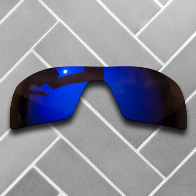 Polarized Violet Mirrored Replacement Lenses for-Oakley Oil Rig