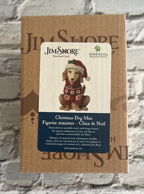 Jim Shore Heartwood Creek: Christmas Dog Miniature Figurine