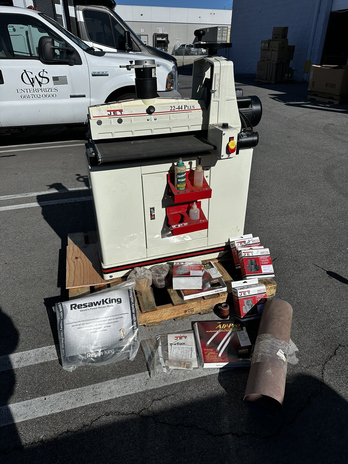 JET 649003K Drum Sander 2244 Plus 1 3/4HP 115V w/ Manual & Xtras eBay