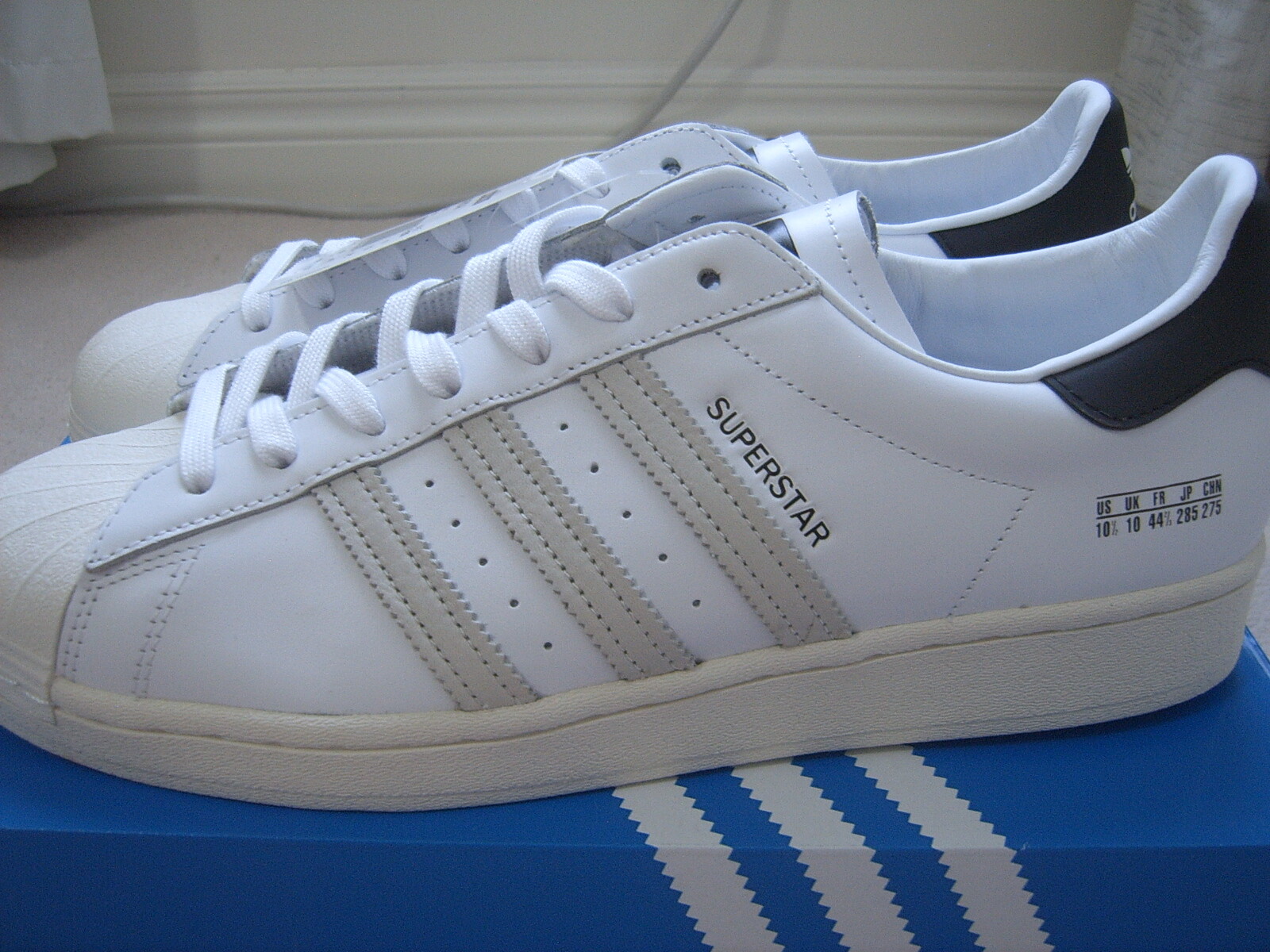 Size 10.5 - adidas Superstar Size Tag - Cloud White 2020 for sale online |  eBay
