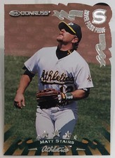 1998 Donruss - Silver Press Proofs - Matt Stairs - #50 - Athletics - NrMt+