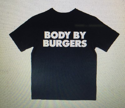 shirt Body by BURGER foodie Bacon Cheese chili slider steak custom made 2 order