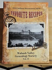1816 IN Favorite Recips Cookbook Wabash Valley Genealogy Society V 2 Terre Haute