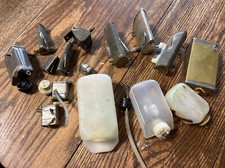 Lot Of 15 Assorted Airplane Fuel Tanks Plastic Metal Used As Is