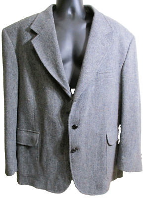 Pendleton VINTAGE Grey Houndstooth Blazer Men