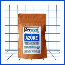 50 grams - Blue Grout Pigment for Mosaics Cement Dye by Dyegrout