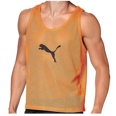 PUMA BIB LEIBCHEN M NEU10  neon trainingsleibchen markierungshemd tank top shirt